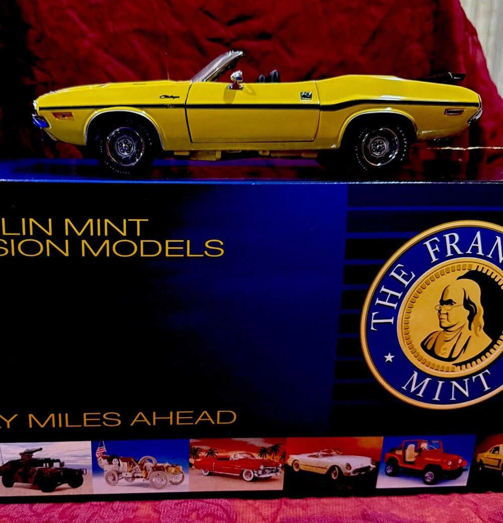 Franklin Mint 1970 Dodge Challenger R/T "MINT MODELS" LE of only 150 "RARE" 1:24